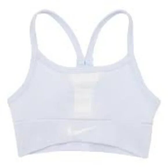 Nike Dri-FIT Indy Big Kids Girls Sports Bra - Picture 1 of 10